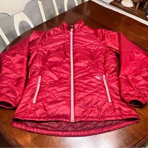 Big Agnes Marvine Jacket Womens XL Red Puff Insulated Lightweight Outdoor Hike